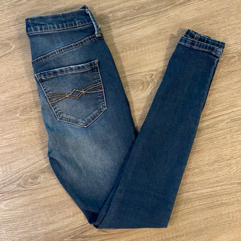 Mudd High Rise Jean Leggings, size 3